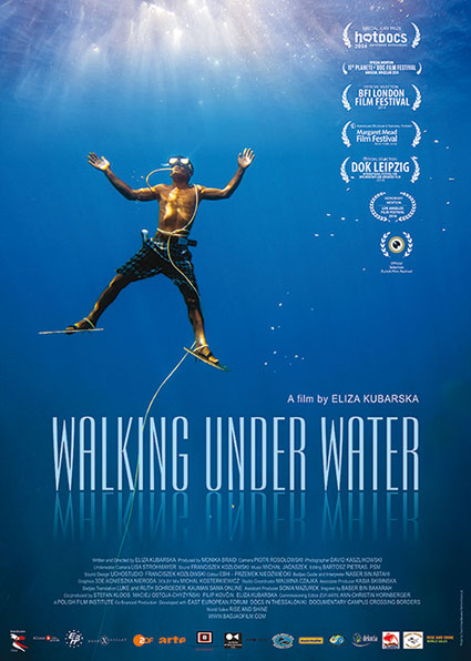 Walking under water: